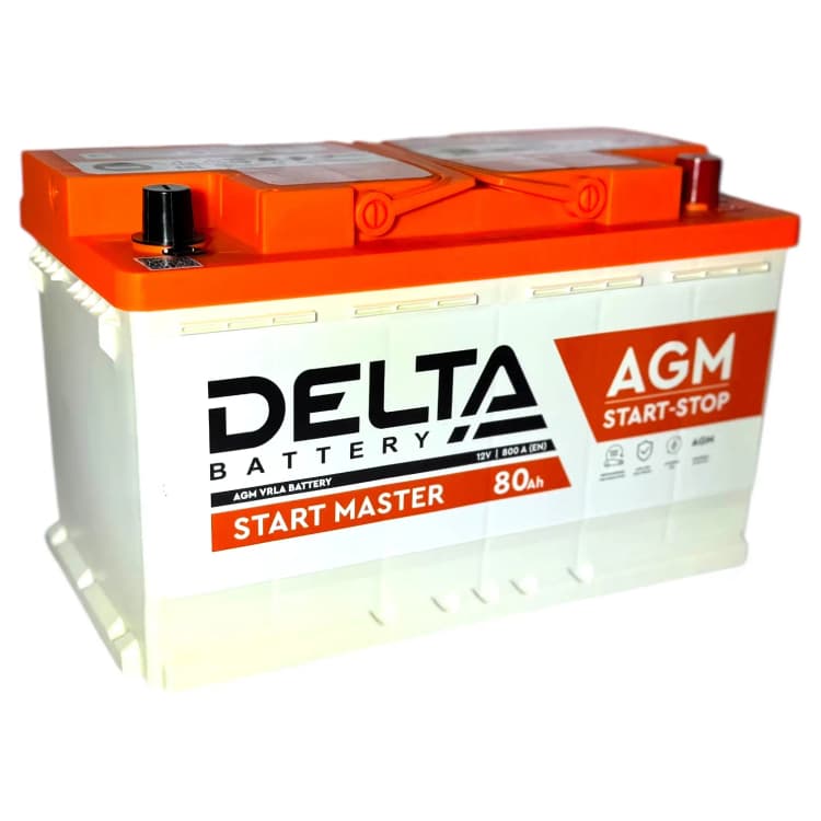 Аккумулятор Delta 80Ah AGM Start-Stop (L4) (о.п)
