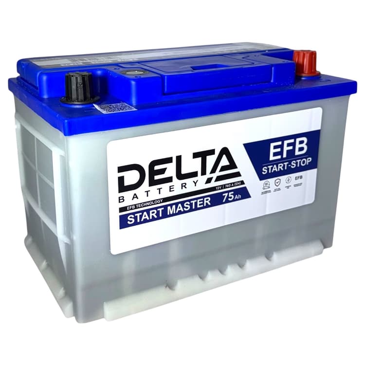 Аккумулятор Delta 75Ah EFB Start-Stop (L3) (o.п)