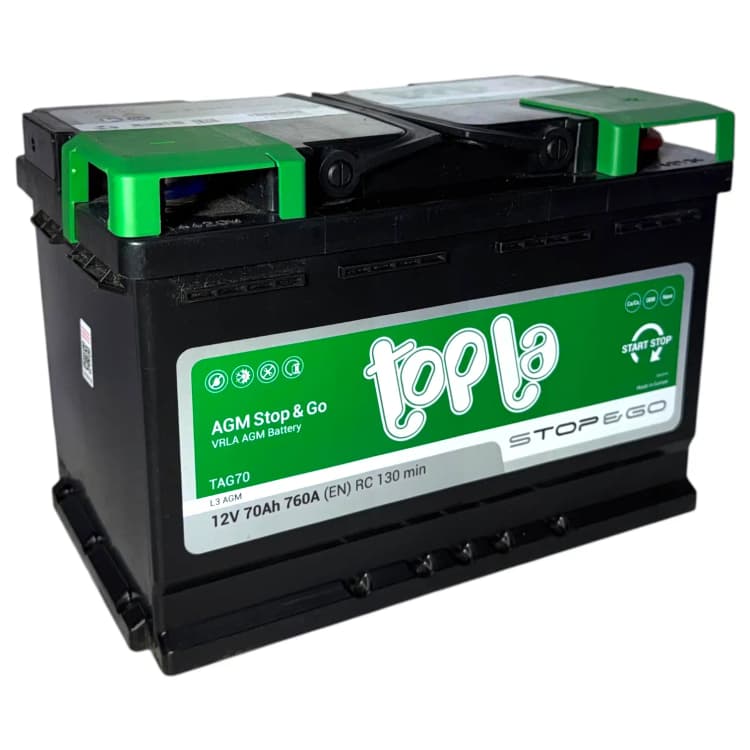 Аккумулятор Topla 70Ah AGM Start-Stop (L2) (о.п)