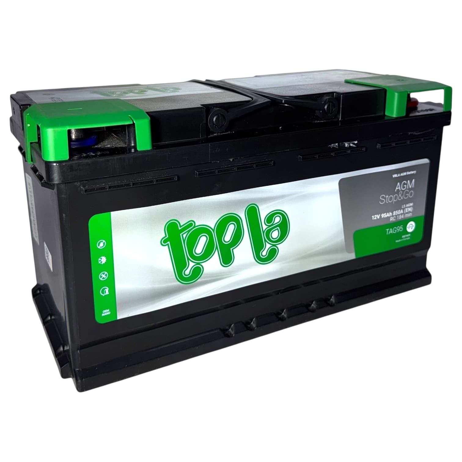 Аккумулятор Topla 95Ah AGM Start-Stop (L5) (о.п)