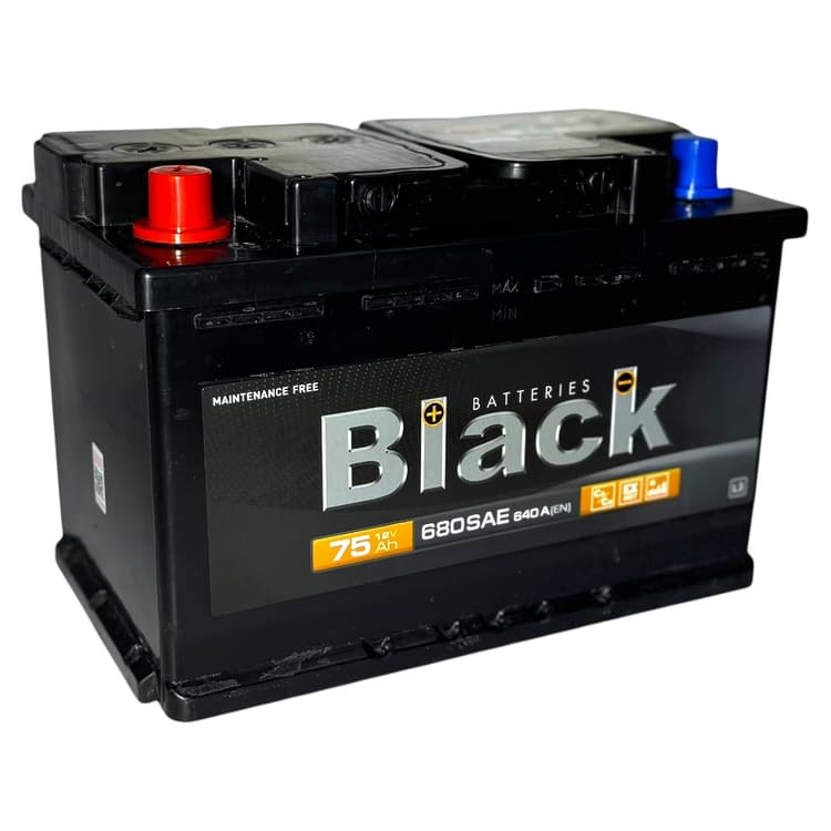 Аккумулятор Black 75Ah (L3) (п.п)
