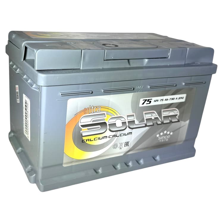 Аккумулятор Solar Ultra 75Ah (низкий) (LB3)