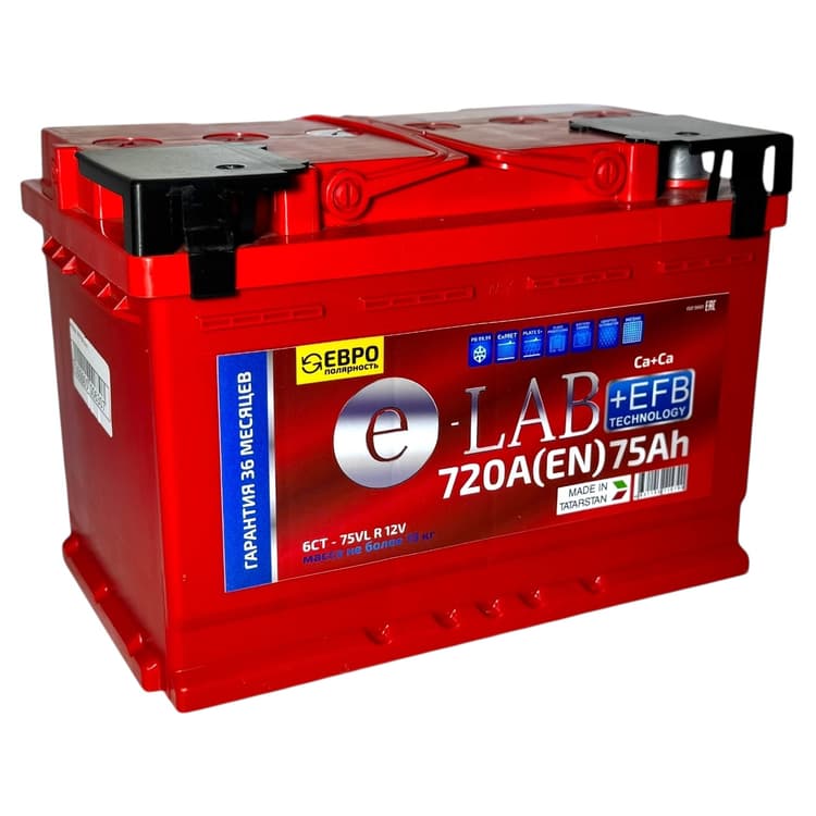 Аккумулятор Elab EFB 75Ah (L3) (o.п)