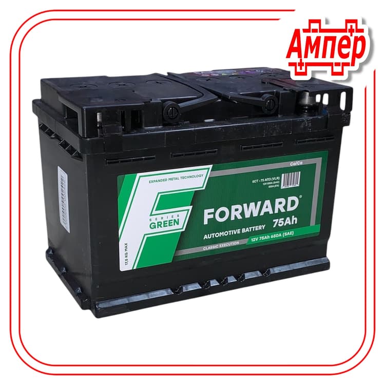 Аккумулятор Forward Green 75Ah (L3)