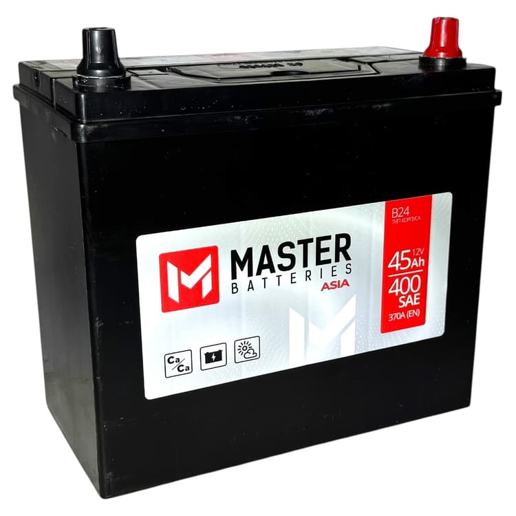 Аккумулятор Master Batteries 45Ah Asia (B19) (о.п)