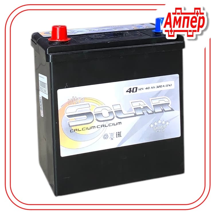 Аккумулятор Solar Ultra Asia 40 Ah (B19)