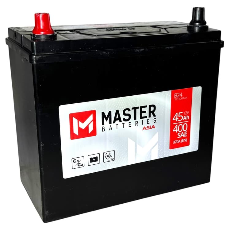 Аккумулятор Master Batteries 45Ah Asia (B19) (п.п)