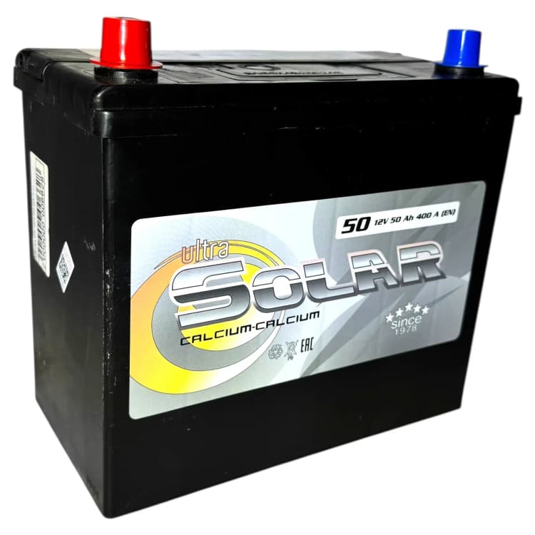 Аккумулятор Solar Ultra Asia 50Ah (B19) (п.п)