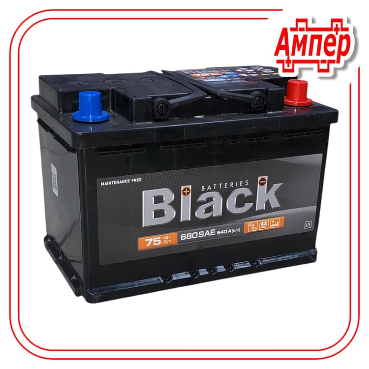 Аккумулятор Black Batteries 75Ah (L3)