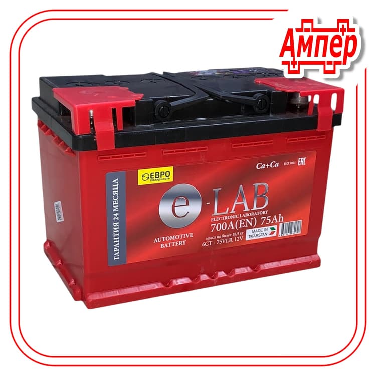 Аккумулятор Elab 75Ah (L3)