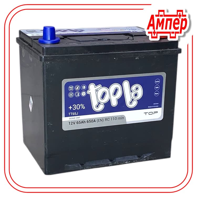 Аккумулятор Topla Top 65Ah Asia (D23)