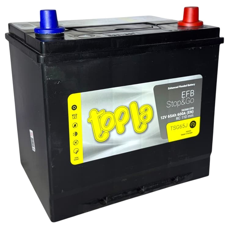 Аккумулятор Topla 65Ah EFB Start-Stop (D23) (о.п)