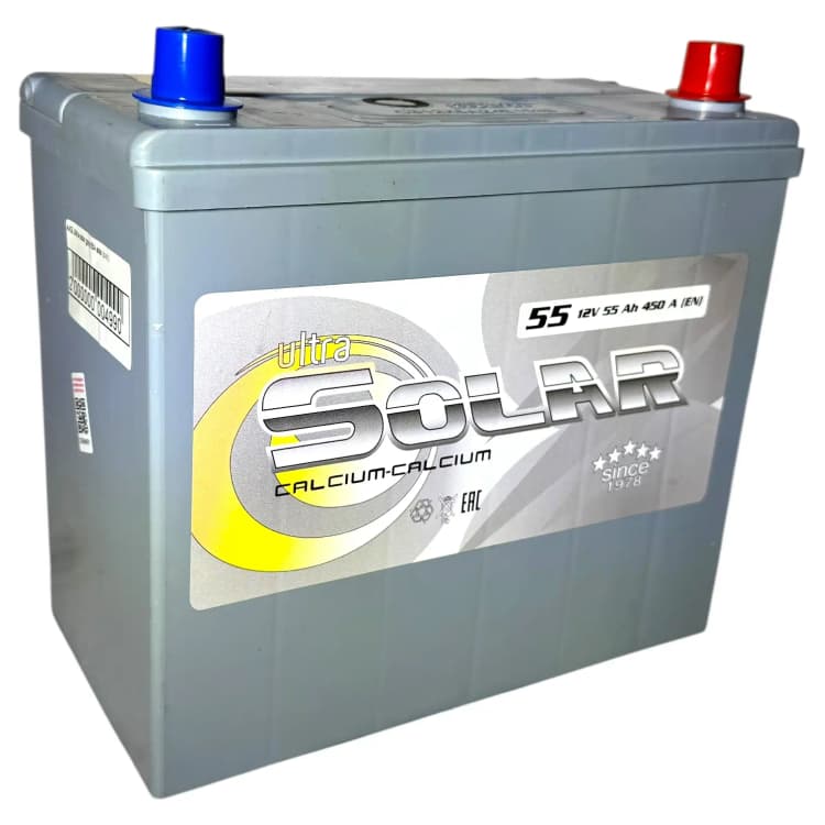 Аккумулятор Solar Ultra Asia 55Ah (B19) (о.п)