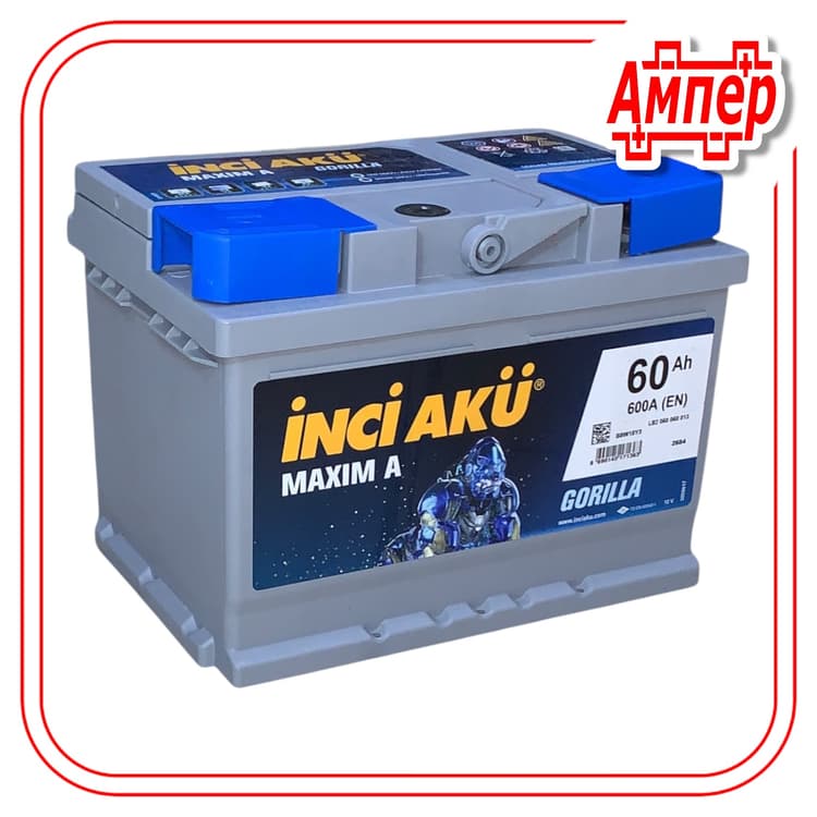 Аккумулятор Inci Aku MAXIMA 60Ah (Низкий) (L2)