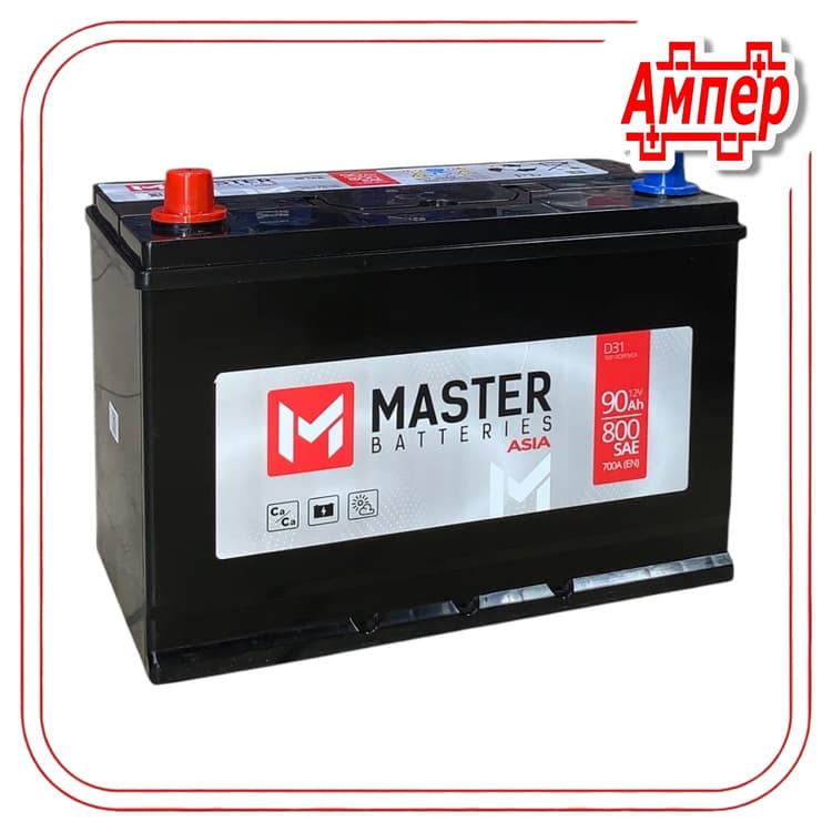 Аккумулятор Master 90Ah Asia