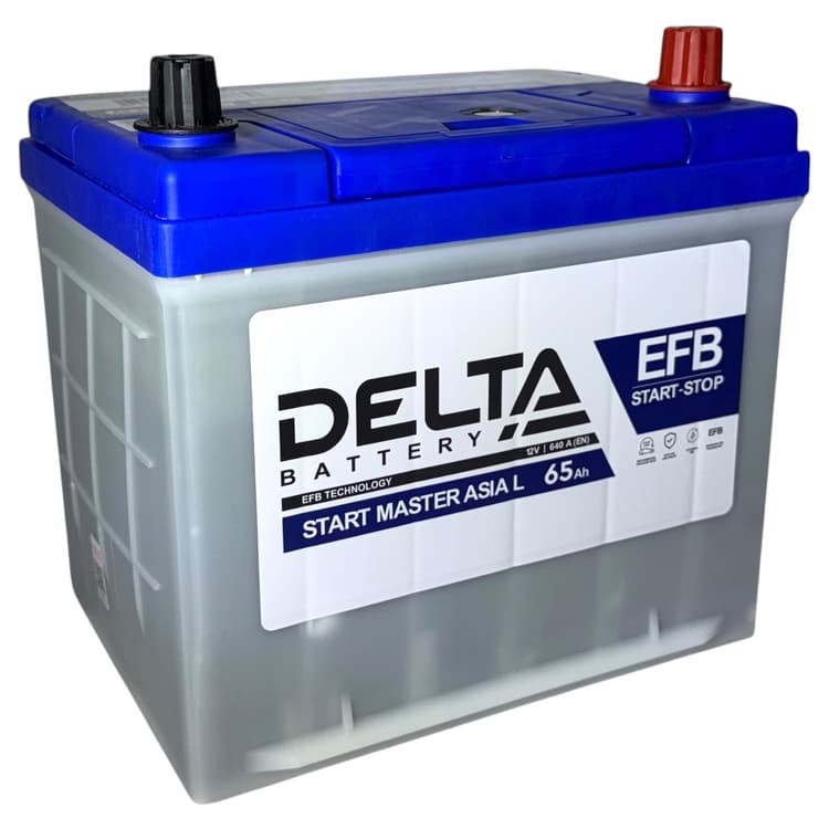 Аккумулятор Delta 65Ah EFB Start-Stop Asia (D23) (о.п)
