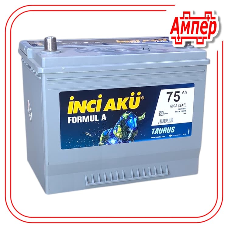 Аккумулятор Inci Aku FormulA 75Ah Asia (D26)