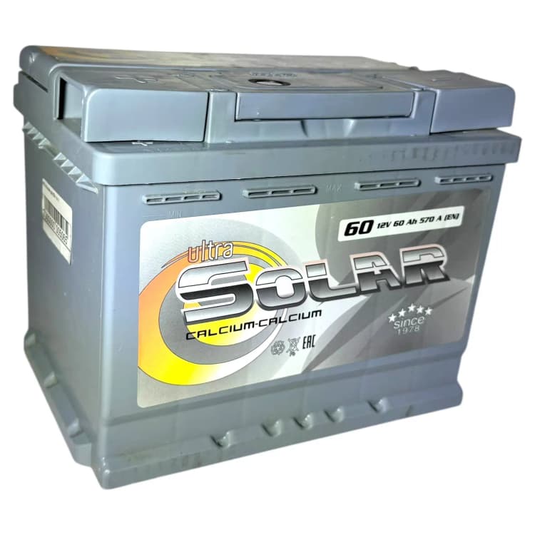 Аккумулятор Solar Grey (Низкий) 60Ah (LB2) (о.п)