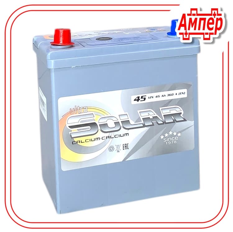 Аккумулятор Solar Ultra Asia 45 Ah (B19)