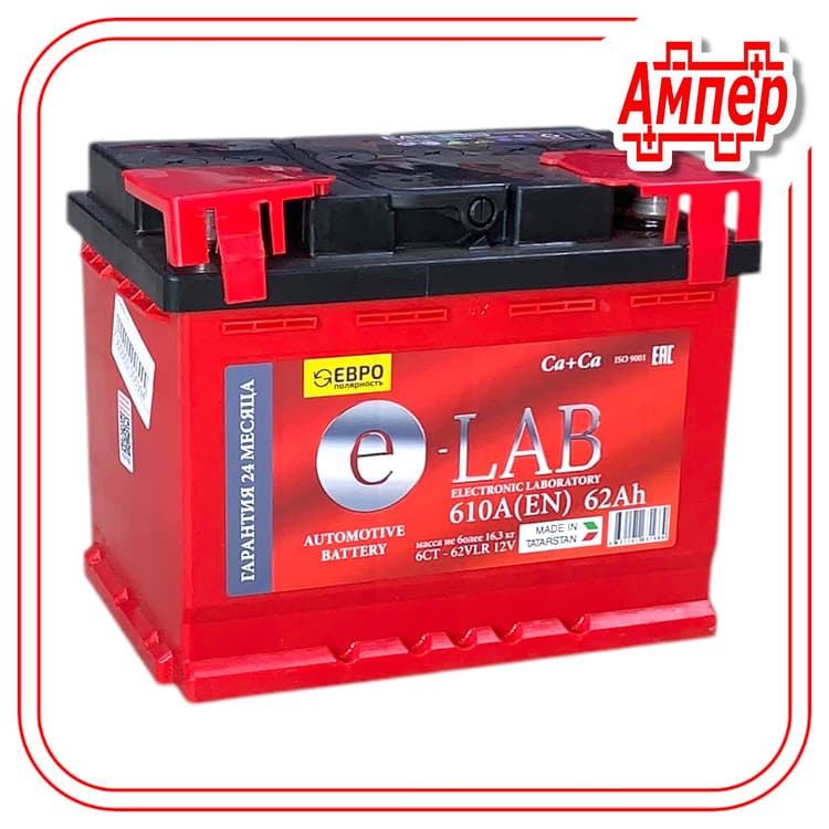 Аккумулятор Elab 62Ah (L2)