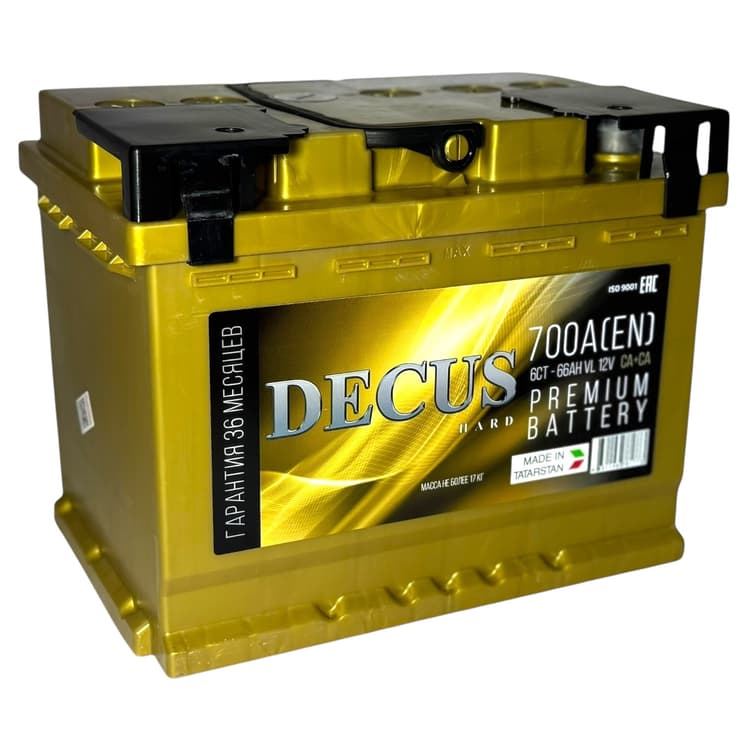 Аккумулятор Decus 66Ah (L2) (п.п)
