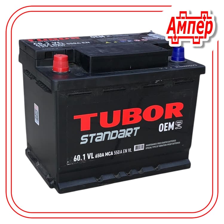 Аккумулятор Tubor Standard 60Ah (L2)