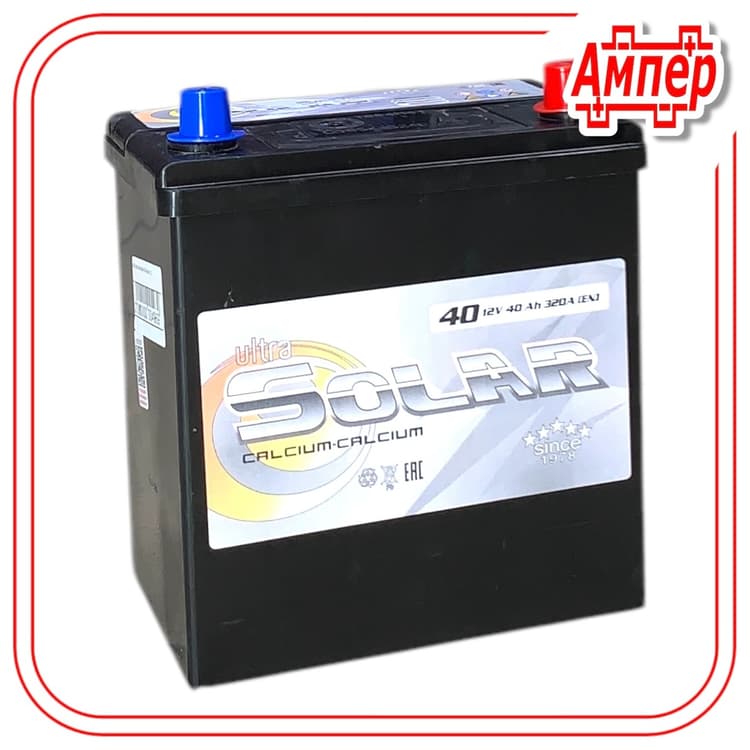 Аккумулятор Solar Ultra Asia 40Ah (B19)